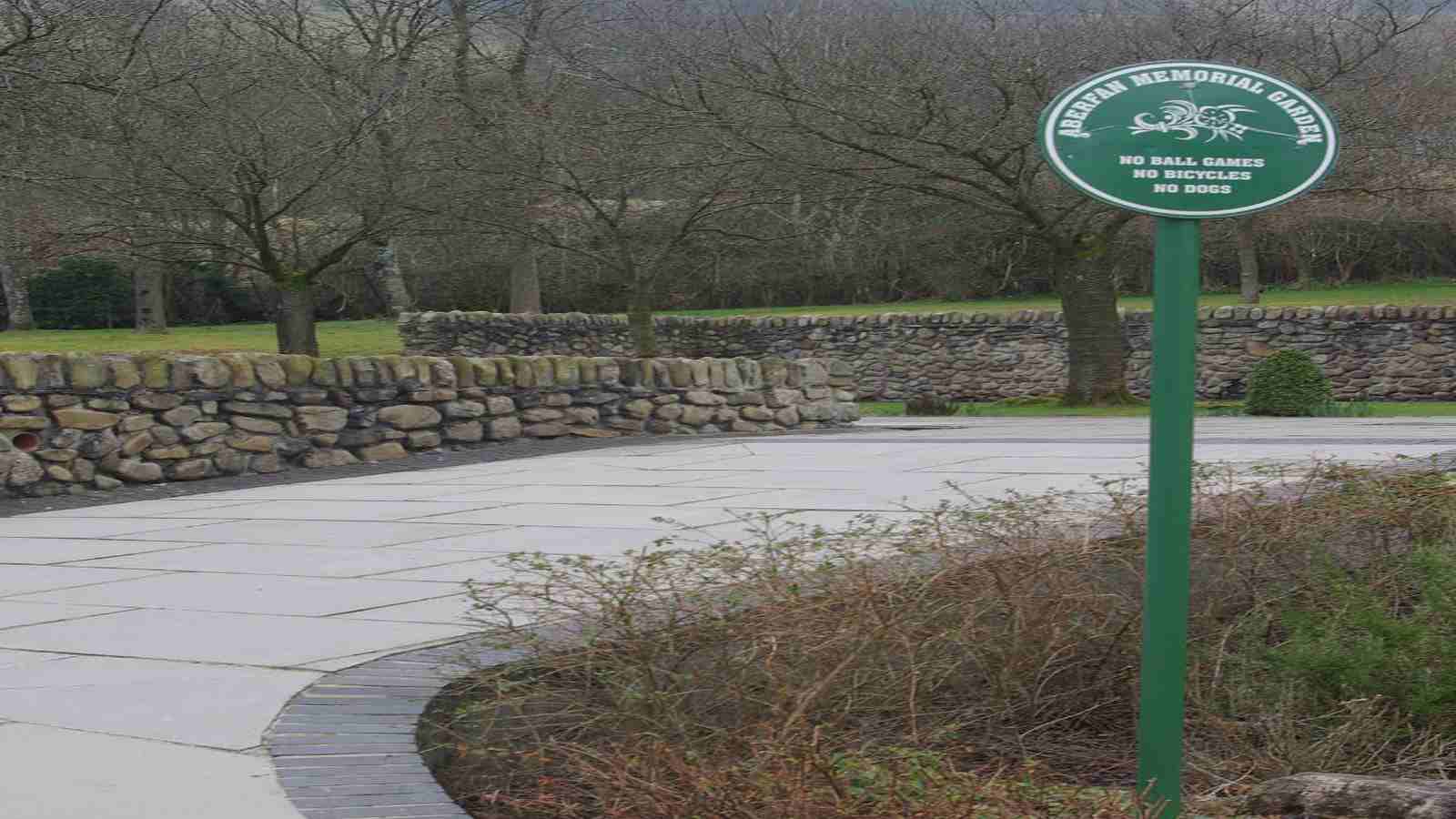 Aberfan Memorial Garden, built on the site of Pantglas Junior School (representative image).