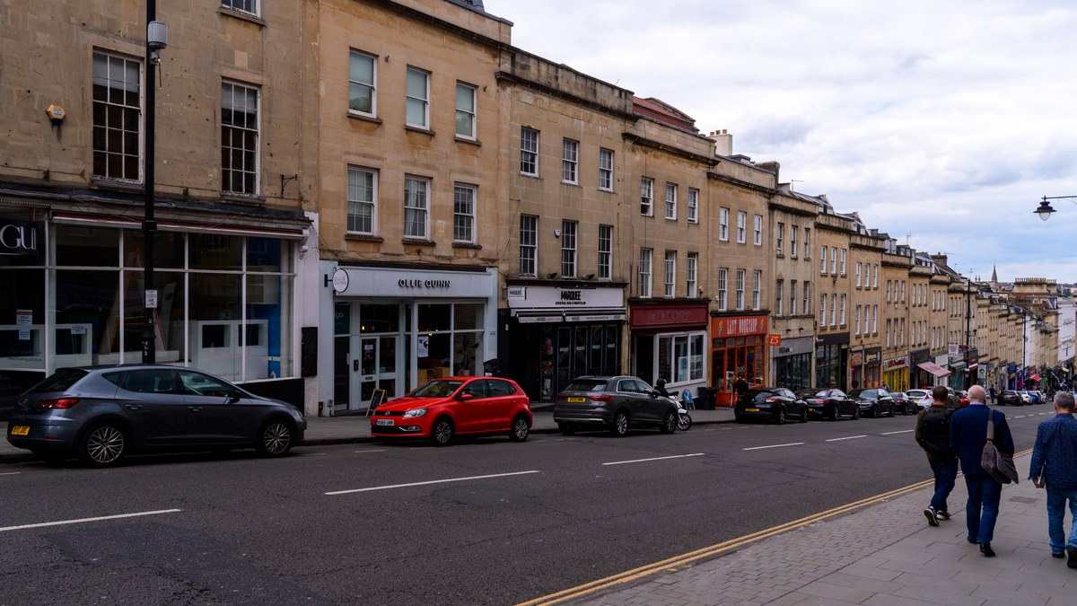 Park Street in Bristol, the city centre street evacuated on 23 October 2026 during a bomb scare