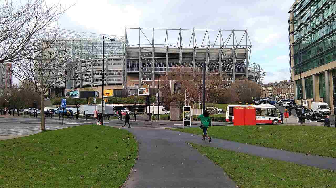 St James' Park, Newcastle upon Tyne, where Aston Villa beat Newcastle United 1-0 on 17 October 2026