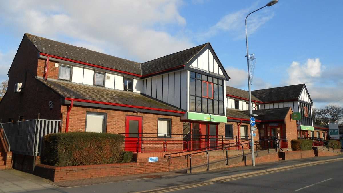 Job Centre Plus office on London Road, Northwich