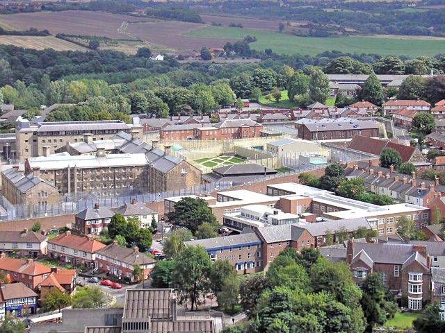 Durham Prison seen from Durham Cathedral tower