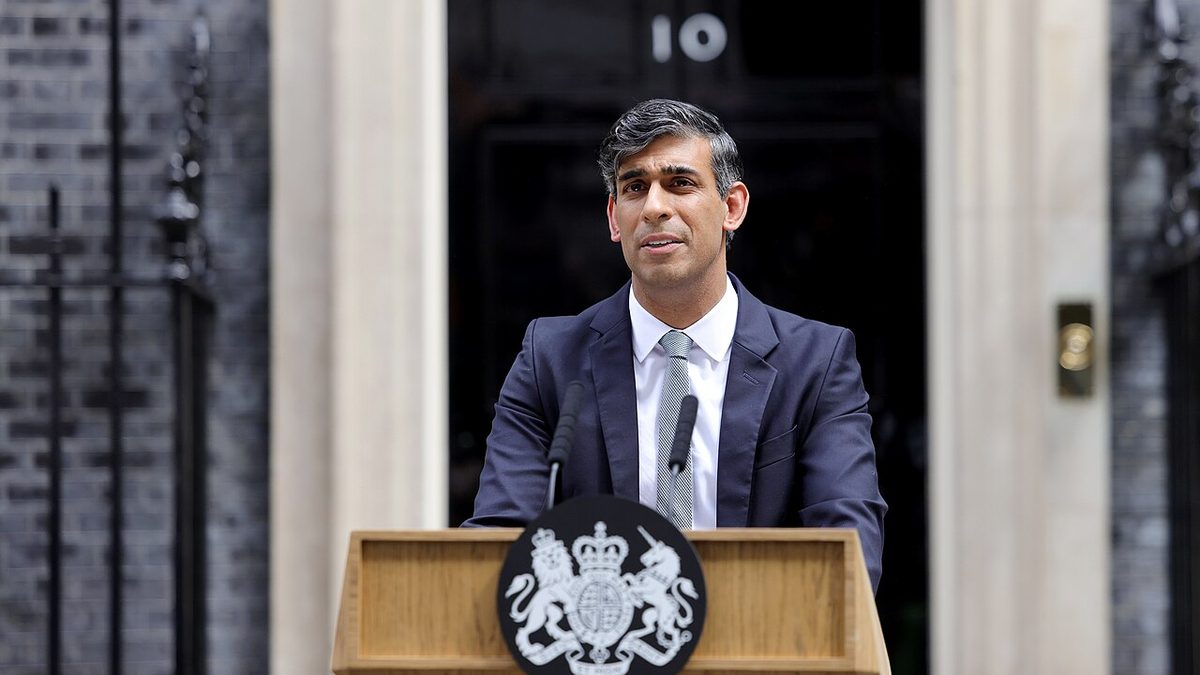 Rishi Sunak outside 10 Downing Street — the 2024 general election betting scandal grew out of insider knowledge of the election date discussed at a private Downing Street meeting