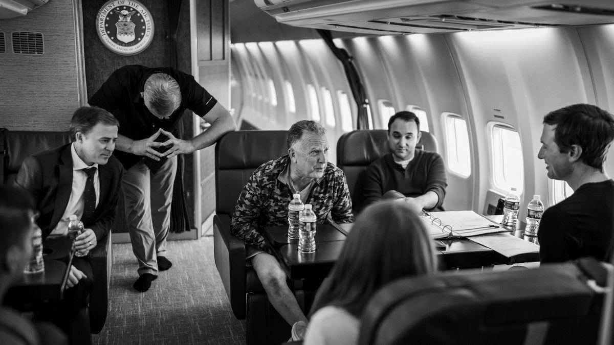 US special envoy Steve Witkoff with Jared Kushner en route to Moscow, September 2026